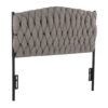 Braided Matisse - Twin Size Headboard - Black / Gray - Image 2