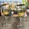 Leadingware V Shaped Unbreakable Plastic Wine Glasses, 14Oz (Set of 4) - Clear - Image 8