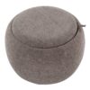 Tray - Pouf Contemporary Ottoman - Natural / Brown - Image 4