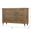 Ludin - 6 Drawer Dresser - Taupe - Image 6