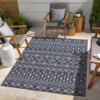 Sunshine - 2'7" X 7'3" Indoor, Outdoor, Polypropylene Area Rug - Blue - Image 4
