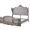 Ariadne - Queen Velvet Bed - Antique Silver - Image 2