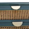 2 Drawer Side Table - Natural Rattan - End Table - Suitable For Bedroom, Living Room, Or Study - Green - Image 22