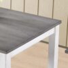 3 Pieces Counter Set Hanging Stool Easy To Clean For Small Space - Antique White / Sandstone - Image 7