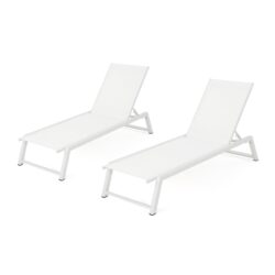 Myers - Chaise Lounge Ultimate Comfort - White