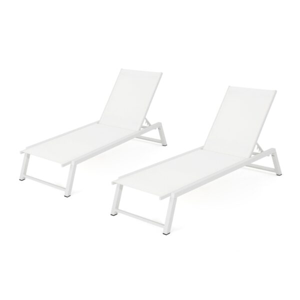 Myers - Chaise Lounge Ultimate Comfort - White