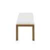 Fuji - Contemporary Bench - Gold / White - Image 2