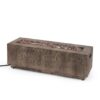 Outdoor 48" Rectangular Iron Propane Fire Pit With 50, 000 Btu - Brown Wood Pattern - Image 10