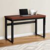 Computer Desk, Home Office, Standing, Adjustable, Laptop, Contemporary & Modern - Cherry - Image 3