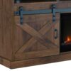 Farmhouse - Electric Fireplace TV Stand For TVs Up To 100" - Aged Whiskey - Image 5