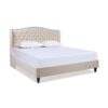Coverley - King Tufted Shelter Platform Bed - Sky Neutral Beige - Image 4