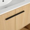Modern Bathroom Vanity With Ceramic Sink And Soft Closing Doors, 36" Freestanding Cabinet - Oak - Image 19