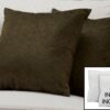 Pillows, Square, Insert Included, Decorative Throw, Hypoallergenic Polyester, Modern (Set of 2) - Green - Image 3
