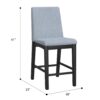 Quaint - Gathering Height Stool (Set of 2) - Gray - Image 5