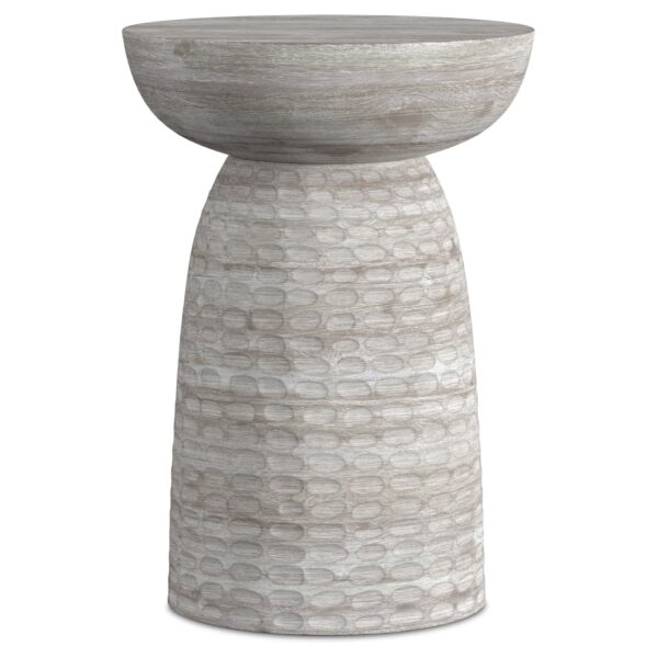 Boyd - Wooden Accent Table - White Wash