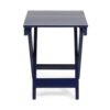 Outdoor Folding Wooden Side Table - Navy Blue - Image 7