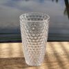 Leading Ware Diamond Cut Acrylic Drinking Glasses (Set of 4), Bpa Free, 19Oz - Clear - Image 6