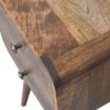 Mini Curved ed Nightstand - Brown Gray - Image 6