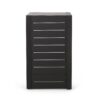 Aluminum Outdoor Side Table, C Shaped End Table, Outside Small Table For Patio - Black - Image 5