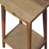 Woven End Table - Brown - Image 5