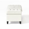 Juliana - Storage Ottoman With Hidden Compartment - Ivory - Image 9