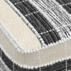 Barley - Square Pouf - White / Beige / Black - Image 5