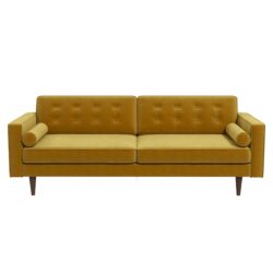 Casey - Mid Century Modern Sofa - Gold