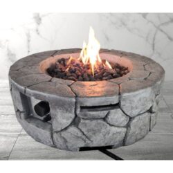 Reinforced - Outdoor Fire Pit - Gray