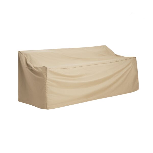 Shiled - Patio Outdoor 3 Seater Sofa Cover Fabric Weather Resistant - Beige