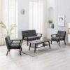 Bahamas - Coffee Table, Loveseat And 2 Chair (Set of 4) - Espresso - Image 8