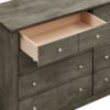 Elegant Casual Dresser - Gray - Image 6