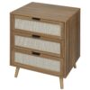 3 Drawer Cabinet, Suitable For Bedroom, Living Room, Study - Walnut - Image 8