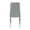 Modern Light Luxury Dining Chair With Electroplated Chair Legs (Set of 2) - Gray - Image 15