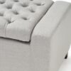 Guernsey - Ottoman With Tufted Top And Storage Function - Light Gray - Image 9