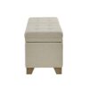 Soft Close Storage Bench Upholstered - Natural - Image 5