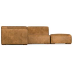 Rex - Right Sectional Sofa And Ottoman - Sienna