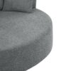 360° Swivel Chair Accent Barrel Chair Swivel Round Sofa Chair With 3 Removable Pillows For Living Room, Office And Hotel - Gray - Image 24