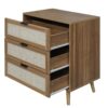 3 Drawer Cabinet, Suitable For Bedroom, Living Room, Study - Walnut - Image 12