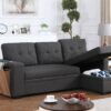 3 Piece Upholstered Sectional - Dark Gray - Image 18