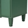 Solid Wood And 24" Bathroom Vanity With Sink, Deep Drawer, Door Shelf, 2 Tier Basket - Green - Image 21