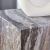 Modern Coffee Table With Textured Patterns And Stylish Design - Gray - Image 9