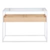 Display Contemporary Console Table - White / Natural / Clear - Image 4