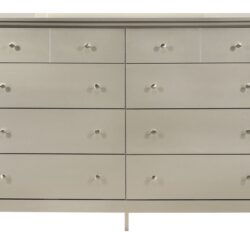 Elegant Casual Dresser - Silver Champagne