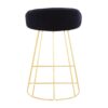 Canary - Contemporary Counter Stool (Set of 2) - Gold / Blue - Image 5