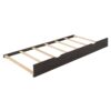Queen Size Platform Bed With Trundle And 2 Drawers - Espresso - Image 12
