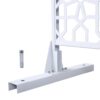 Outdoor & Indoor Metal Privacy Screen Freestanding Decorative Privacy Screen - White - Image 11