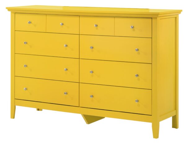 Cheerful Storage Dresser For Modern Spaces - Yellow