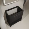 30 Inches Modern Freestanding Bathroom Vanity With 2 Doors (Excluding Sink) - Dark Oak - Image 7