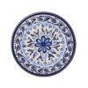 French Country Patio Side Table With Vibrant Tile Top - Blue / Black - Image 13