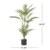 Artificial Palm Tree, Tropical - Green - Image 2